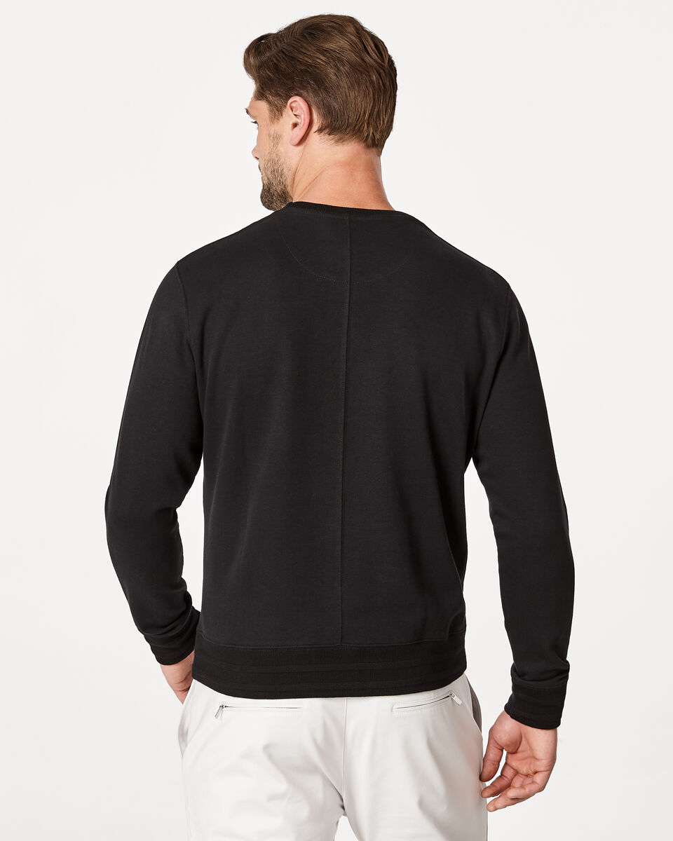 Logo Crew Neck Jumper, Black, hi-res